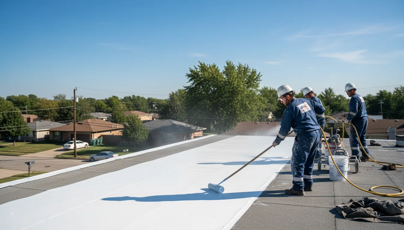 Commercial roof coating in Cyclone, PA near me
